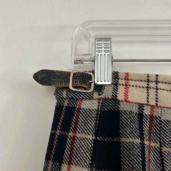 Laird-Portch of Scotland Wool Plaid Pleated Kilt Skirt M - Picture 4 of 12